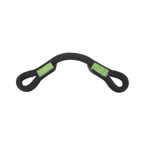 Barre d’appui Treewor, une seule boucle noire avec coutures vertes