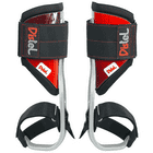 Distel Alu 3.1 Velcro de Distel, deux éperons avec velcro noir et pièces en bois rouge