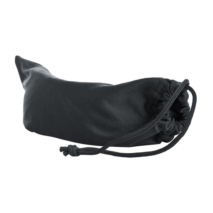 Sac à lunettes Nexus en noir avec fermeture à cordon de serrage