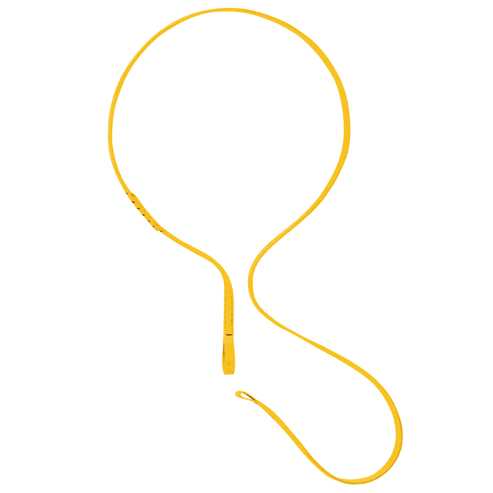 Sangle d’éjection, sangle jaune en forme de boucle, pas de spécifications du fabricant, perspective différente