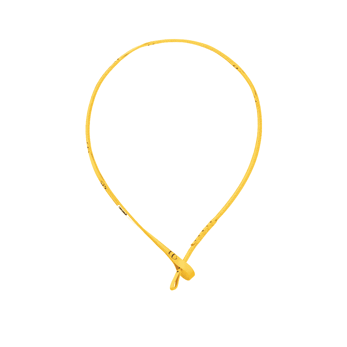 Sangle NAJA, jaune, avec une boucle à une extrémité