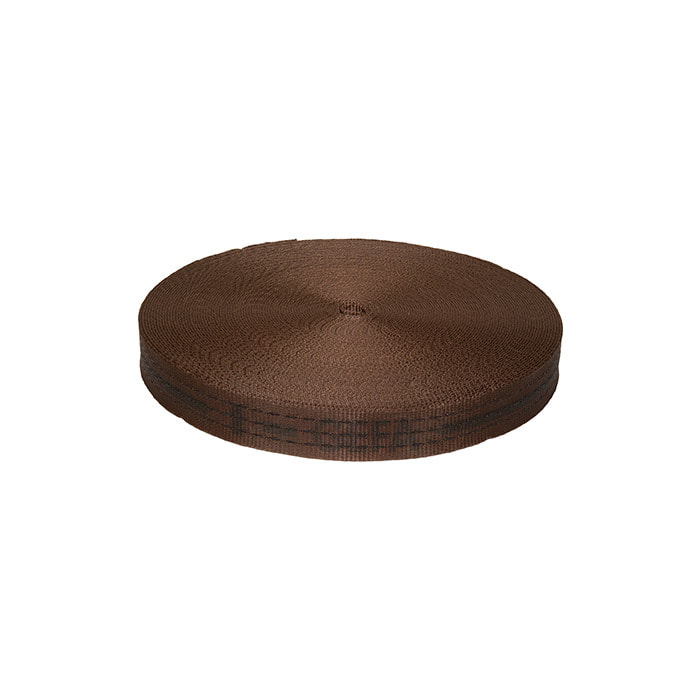 GEFA 4T Sangle Extensible Marron Ronde Enroulée