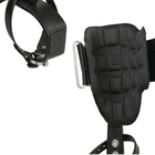 Distel Carbon 3.1 Classic de Distel, vue de l’intérieur avec revêtement noir et branche en métal